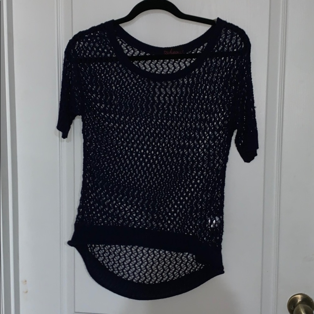 Navy blue shirt